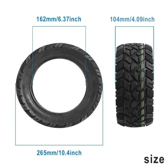 Безкамерна офроуд гума CST 100/55-6.5 (110/55-6.5) за Kaabo Wolf Warrior, Nami Burn-E, Dualtron Thunder 2 / Ultra