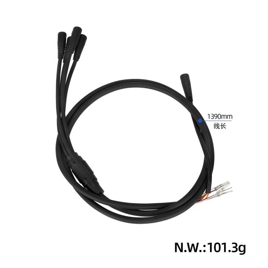 Основен комуникационен кабел (кабелна сноп - Harness Line) 6-Pin за контролер и дисплей на KuKirin M4 / M4 Pro