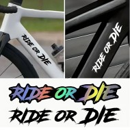 Водоустойчив лепящ стикер RIDE OR DIE