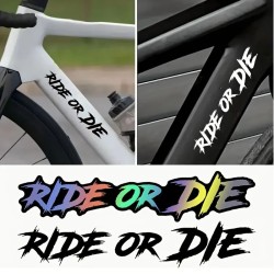 Водоустойчив лепящ стикер RIDE OR DIE