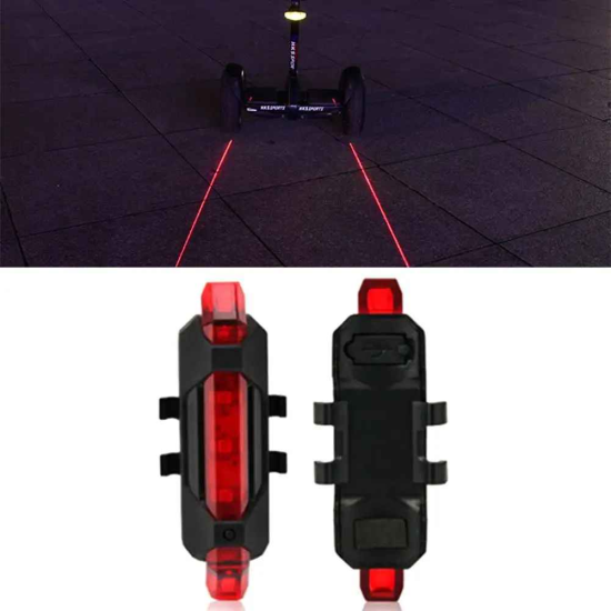Водоустойчива USB LED светлина за тротинетка и велосипед