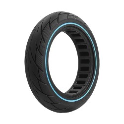 Плътна гума 10х2.125 с цветен ринг за Ninebot F20 F30 F40 - жълт, червен, син