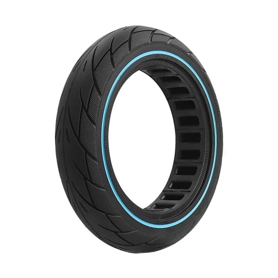 Плътна гума 10х2.125 с цветен ринг за Ninebot F20 F30 F40 - жълт, червен, син