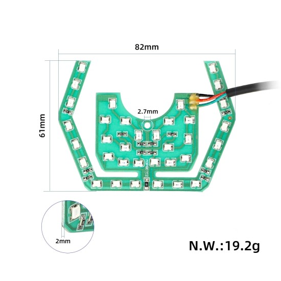 Предно LED осветление за KuKirin A1