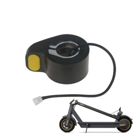 Жълт палец за газта (акселератор) за електрическа тротинетка Segway Ninebot MAX G30