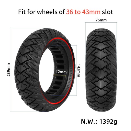 Плътна гума 10х3 / 255х80 / 80/65-6