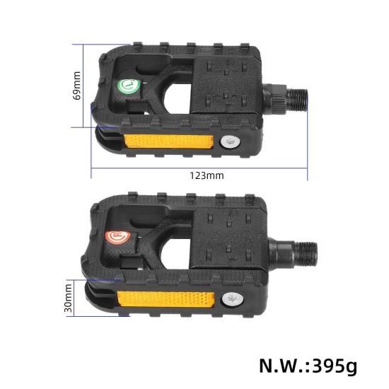 Универсални сгъваеми педали комплект за велосипед / електрически велосипед / педалетка