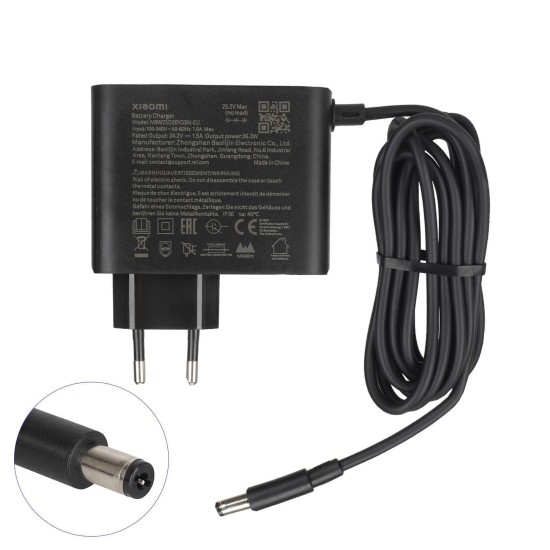 Оригинално смарт зарядно устройство 24.2V 1.5A с DC2.1 накрайник